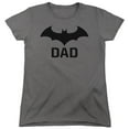 thumbnail image 1 of Trevco BM2608-WT-4 Batman & Hush Dad Womens Cotton Short Sleeve T-Shirt, Charcoal - Extra Large, 1 of 1