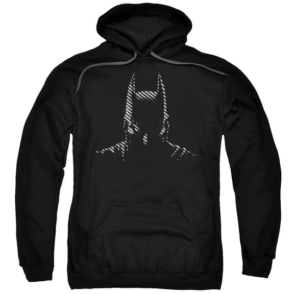 Trevco BM2633-AFTH-3 Batman & Noir-Adult Pull-Over Hoodie, Black - Large