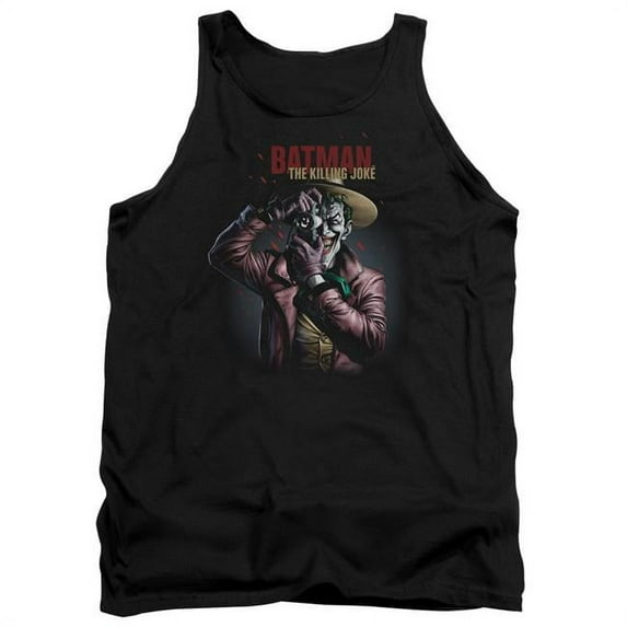 Trevco BM2709-TK-4 Batman Killing Joke Camera-Adult Tank, Black - Extra Large