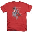thumbnail image 1 of Trevco BM2882-HA-2 Batman & Lean & Muscular-Adult Heather T-Shirt, Red - Medium, 1 of 1
