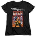 thumbnail image 1 of Trevco  BM2929-WT-5 Batman & Explode Short Sleeve Womens Tee, Black - 2X, 1 of 1
