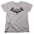 thumbnail image 1 of Trevco  BM2942-WT-5 Womens Batman Gotham Shield Short Sleeve Tee, Athletic Heather - 2X, 1 of 1