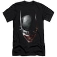 thumbnail image 1 of Trevco  BM2987-PSF-4 Batman & Batman Who Laughs Head-HBO Short Sleeve Adult 30-1 T-Shirt, Black - Extra Large, 1 of 1