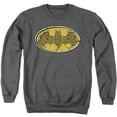 thumbnail image 1 of Trevco BM797-AS-2 Batman & Celtic Shield Adult Crewneck Sweatshirt, Charcoal - Medium, 1 of 1