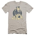 thumbnail image 1 of Trevco BMT117-PSF-4 Batman Classic TV & Meeyow Adult Cotton Premium Canvas Brand Slim Fit 30-1 T-Shirt, Silver - Extra Large, 1 of 1