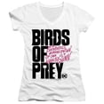 thumbnail image 1 of Trevco BOP116B-JV-4 Birds of Prey & Birds of Prey Logo-Junior V-Neck T-Shirt, White - Extra Large, 1 of 1