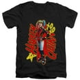 thumbnail image 1 of Trevco BOP127-AV-1 Birds of Prey & Harleymania-Short Sleeve Adult V-Neck 30-1 T-Shirt, Black - Small, 1 of 1