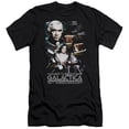 thumbnail image 1 of Trevco  BSG & 35th Anniversary Collage HBO Short Sleeve Cotton Adult Premium Canvas Brand Slim Fit 30-1 T-Shirt, Black - Large, 1 of 1
