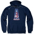 thumbnail image 1 of Trevco  BSG & Vigilantes Badge Adult Pull-Over Hoodie, Navy - Small, 1 of 1