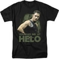 thumbnail image 1 of Trevco BSG177-HA-3 Battlestar Galactica & Had Me At Helo-Adult Heather T-Shirt, Black - Large, 1 of 1