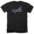 thumbnail image 1 of Trevco BSG210-HA-6 Battlestar Galactica & Cylon Persuit-Adult Heather T-Shirt, Black - 3X, 1 of 1