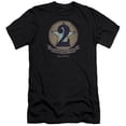 thumbnail image 1 of Trevco  BSG & Strike Fighters Badge Adult Slim Fit Cotton Short Sleeve 30-1 T-Shirt, Black - Small, 1 of 1