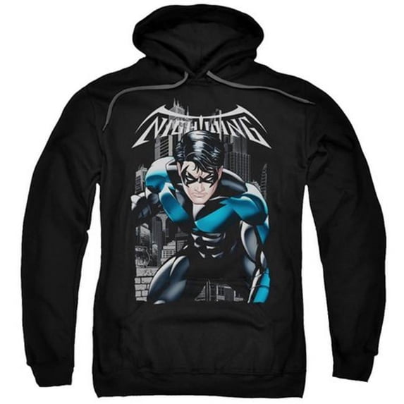 Trevco Batman-A Legacy - Adult Pull-Over Hoodie - Black- Medium
