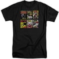 thumbnail image 1 of Trevco  Batman & BM Covers Short Sleeve Cotton Adult Tall Fit T-Shirt, Black - 3X, 1 of 1