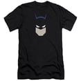 thumbnail image 1 of Trevco  Batman & Bat Head Adult Cotton Premium Canvas Brand Slim Fit 30-1 T-Shirt, Black - 2X, 1 of 1