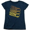 thumbnail image 1 of Trevco Batman-Bat Signal Shapes - Short Sleeve Womens Tee - Navy- Medium, 1 of 1