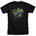 thumbnail image 1 of Trevco Batman-Batgirl Halftone - Short Sleeve Adult 18-1 Tee - Black- 4X, 1 of 1