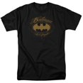 thumbnail image 1 of Trevco  Batman & Batman La Short Sleeve Cotton Adult Regular Fit 18-1 T-Shirt, Black - 6X, 1 of 1