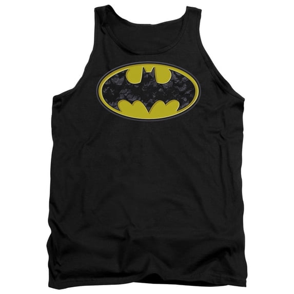 Batman DC Comics Bats In Logo Adult Tank Top Shirt
