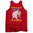 thumbnail image 1 of Trevco Batman-Bear Wrastling - Adult Tank Top - Red- Medium, 1 of 1