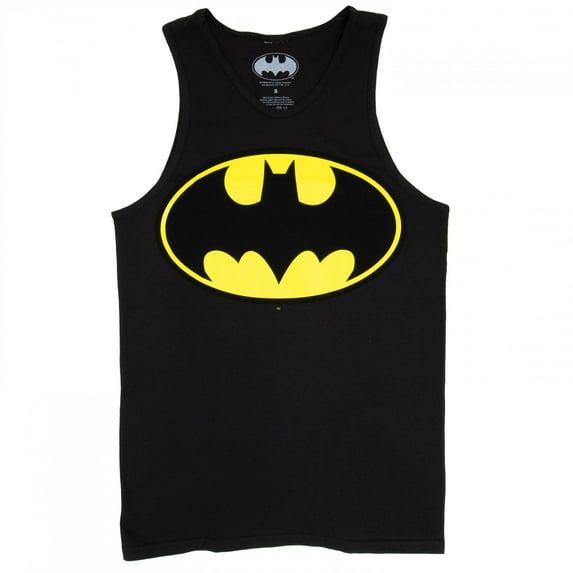 Batman Symbol Black Men's Tank Top-XLarge
