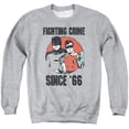 thumbnail image 1 of Trevco  Batman Classic TV & Since 66 Adult Crewneck Sweatshirt, Athletic Heather - Small, 1 of 1