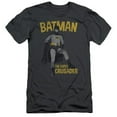 thumbnail image 1 of Trevco Batman Classic Tv-Caped Crusader - Short Sleeve Adult 30-1 Tee - Charcoal- 2X, 1 of 1