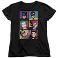 thumbnail image 1 of Trevco Batman Classic Tv-Pop Cast - Short Sleeve Womens Tee - Black- Medium, 1 of 1
