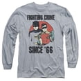 thumbnail image 1 of Trevco Batman Classic Tv-Since 66 - Long Sleeve Adult 18-1 Tee - Athletic Heather- Medium, 1 of 1