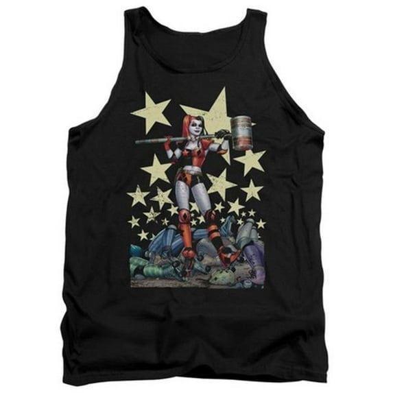 Trevco Batman-Hammer Time - Adult Tank Top - Black- Extra Large