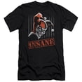 thumbnail image 1 of Trevco BM2839-PSF-3 Batman & Insane Adult HBO Cotton Premium Canvas Slim Fit Short Sleeve 30-1 T-Shirt, Black - Large, 1 of 1