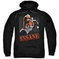 thumbnail image 1 of Trevco  Batman & Insane Adult Pull-Over Hoodie, Black - Medium, 1 of 1