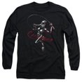 thumbnail image 1 of Trevco Batman-Kitten With A Whip - Long Sleeve Adult 18-1 Tee - Black, 2X, 1 of 1