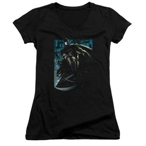 Trevco Batman-Knight Falls In Gotham - Junior Tee - Black, 2X