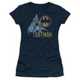 thumbnail image 1 of Trevco Batman-Knight Watch - Short Sleeve Junior Sheer Tee - Navy- Extra Large, 1 of 1