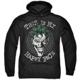 thumbnail image 1 of Trevco   Batman & Maniacal Spiral-Adult Pull-Over Hoodie, Black - Medium, 1 of 1