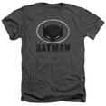 thumbnail image 1 of Trevco Batman-Mask In Oval - Adult Heather Tee - Charcoal- Small, 1 of 1