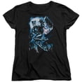 thumbnail image 1 of Trevco Batman-Moonlight Cat - Short Sleeve Womens Tee - Black- Medium, 1 of 2
