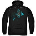 thumbnail image 1 of Trevco Batman-Neon Batman - Adult Pull-Over Hoodie - Black- 2X, 1 of 1