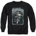 thumbnail image 1 of Trevco  Batman & Nightwing Biker Long Sleeve Adult Crewneck Sweatshirt, Black - Extra Large, 1 of 1