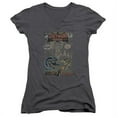 thumbnail image 1 of Trevco Batman-No. 232 Cover - Junior V-Neck Tee - Charcoal- Small, 1 of 1