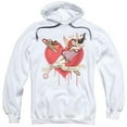 thumbnail image 1 of Trevco Batman-Perfect Angel - Adult Pull-Over Hoodie - White- Large, 1 of 1