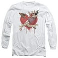 thumbnail image 1 of Trevco Batman-Perfect Angel Long Sleeve Adult 18-1 Tee - White- 2X, 1 of 1