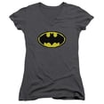 thumbnail image 1 of Trevco Batman-Pixel Symbol - Junior Tee - Charcoal- Large, 1 of 1