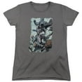 thumbnail image 1 of Trevco  Batman & Punch Womens Cotton Short Sleeve T-Shirt, Charcoal - Large, 1 of 1