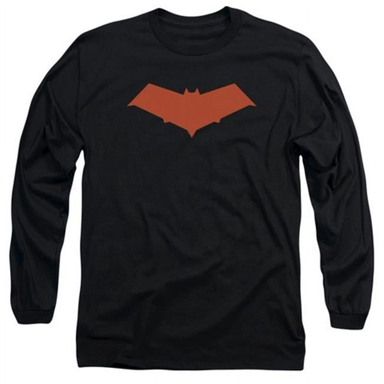 【激安通販 オンラインショップ】日用品 Hood Batman-Red Trevco Long Black - Tee 18-1 Adult Sleeve 服＆ファッション小物