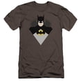 thumbnail image 1 of Trevco  Batman & Simple Bat Adult Cotton Premium Canvas Brand Slim Fit 30-1 T-Shirt, Charcoal - Extra Large, 1 of 1