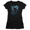 thumbnail image 1 of Trevco Batman-Stormy Knight - Short Sleeve Junior Sheer Tee - Black- Small, 1 of 1