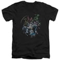 thumbnail image 1 of Trevco Batman-Surrounded - Short Sleeve Adult 30-1 Tee - Black- Small, 1 of 1