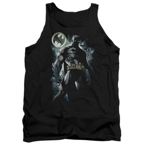 Trevco Batman-The Knight - Adult Tank Top - Black- Small